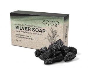Silver Infused Soap - Charcoal Tea Tree